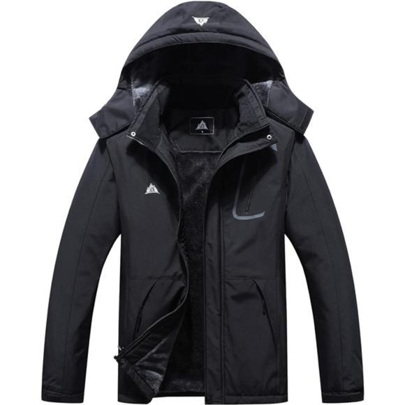 Women's Plus Size Warm Winter Coat Hooded Waterproof Ski Jacket Mountain - Picture 3 of 6